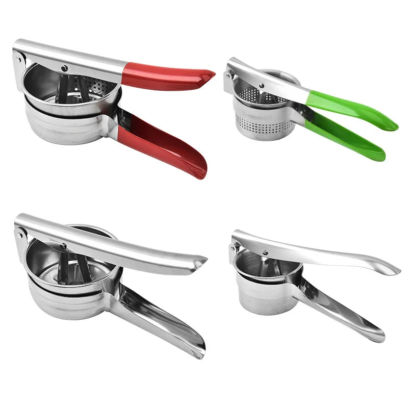 Stainless Steel Manual Potato Citrus Press Juicer Hand Squeezer Multifunctional Fruit
