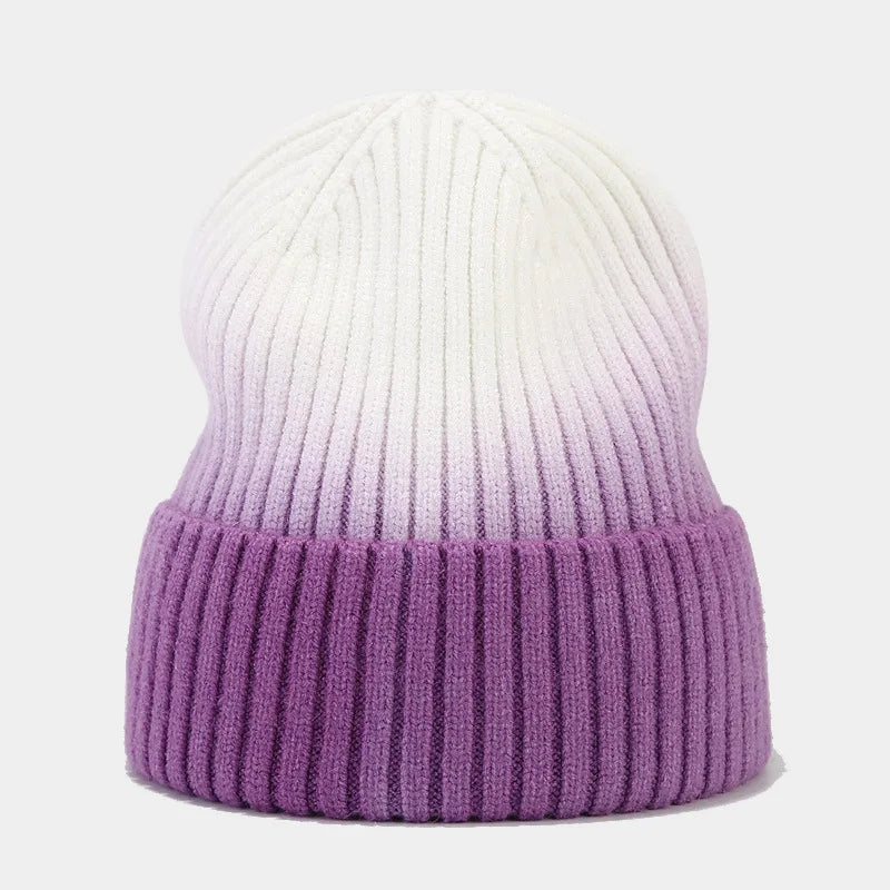 Custom Knit Beanie with Brooklyn Embroidery Cuffed Slouchy Ribbed Winter Hat Unisex Warm