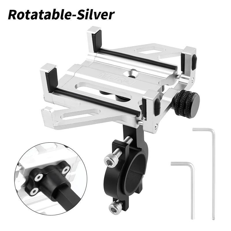 Bike Phone Holder Universal Motorcycle Electric Bicycle Handlebar Phone Stand 4.5-7 Inch