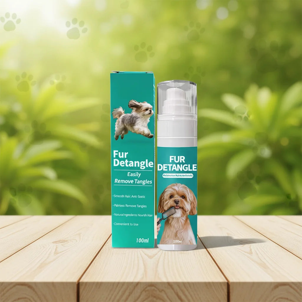 Pet Hair Detangler Spray Anti-Static Nourishing Repair Fluffy Shine Leave-in Conditioner