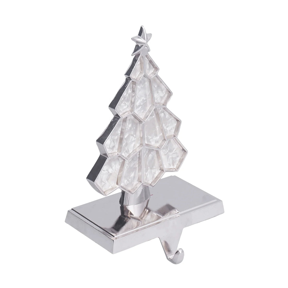 Eco-Friendly CE RoHS Certified Customizable Electroplated Double Tree Shaped Zinc Alloy