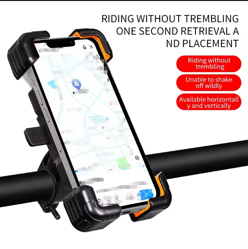 Universal Bike Phone Holder Mount Bicycle Motorcycles Phone Holder for 4.5-7.2 Inch