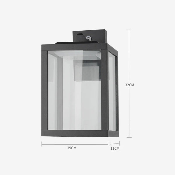 Solar Outdoor Lantern Waterproof LED Patio Light Garden Balcony Decorative Ambience Lamp