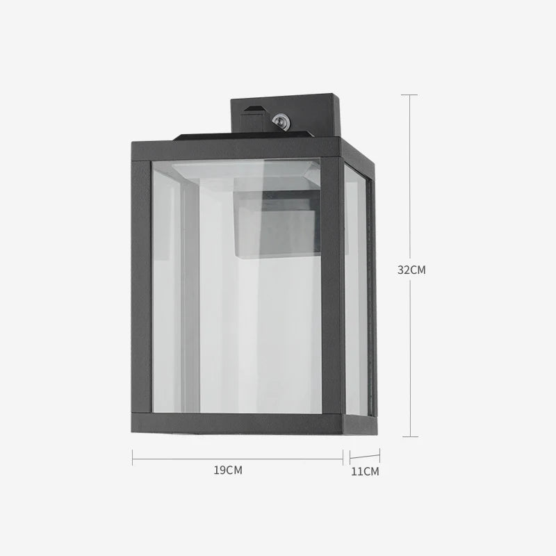 Solar Outdoor Lantern Waterproof LED Patio Light Garden Balcony Decorative Ambience Lamp