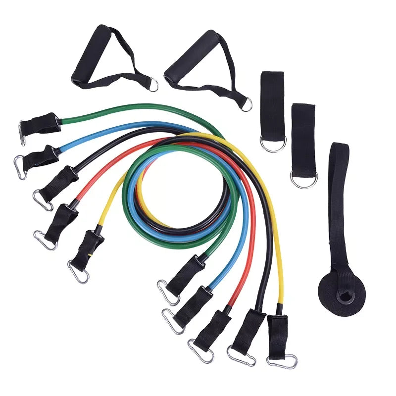 11-Piece Resistance Band Set for Home Workouts and Strength Training
