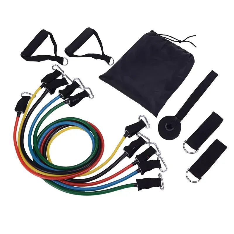 11-Piece Resistance Band Set for Home Workouts and Strength Training