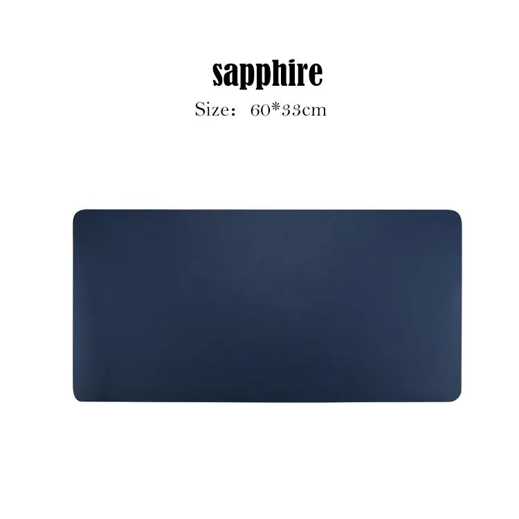Double Sided Large Leather Waterproof Non-Slip Desk Pad Gaming Mouse Pad for Office Home