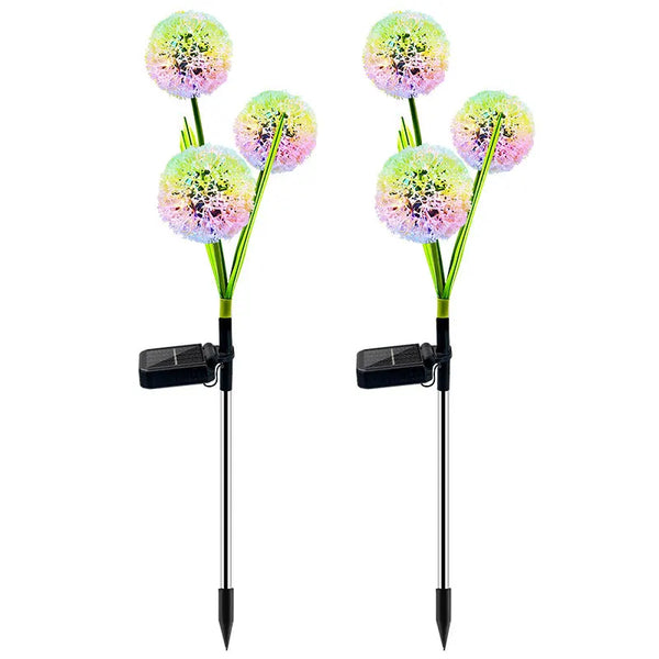Outdoor Garden Decorative Lights 36 LED Solar Dandelion Lamp 3-in-1 Solar Dandelion