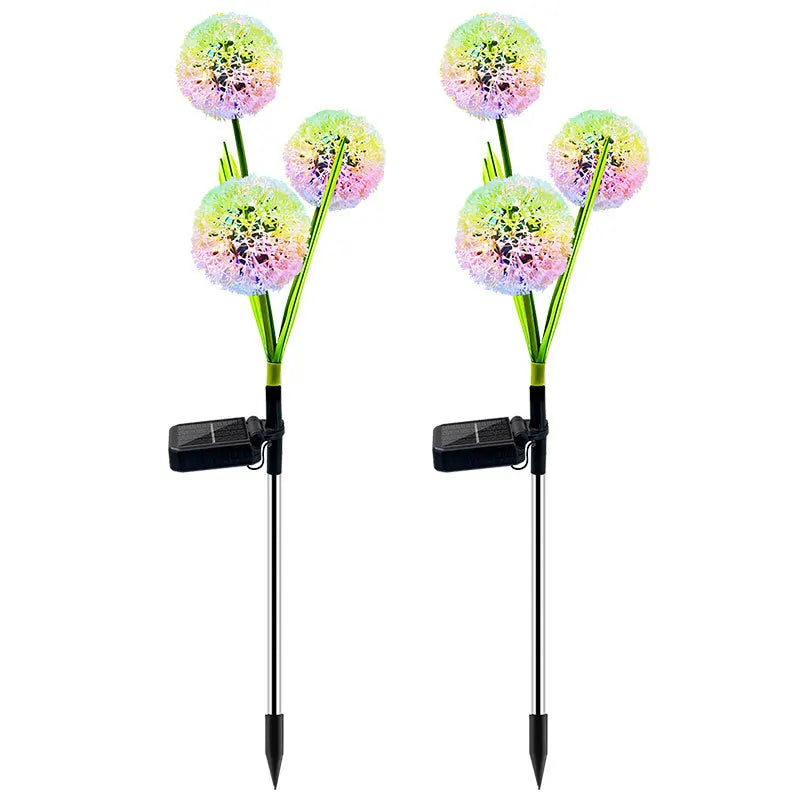 Outdoor Garden Decorative Lights 36 LED Solar Dandelion Lamp 3-in-1 Solar Dandelion