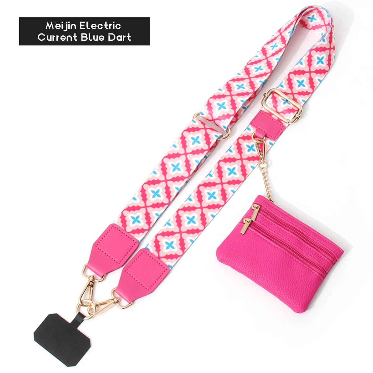 Custom Bowknot Phone Strap Crossbody Lanyard Detachable Woven Shoulder Replacement Belt