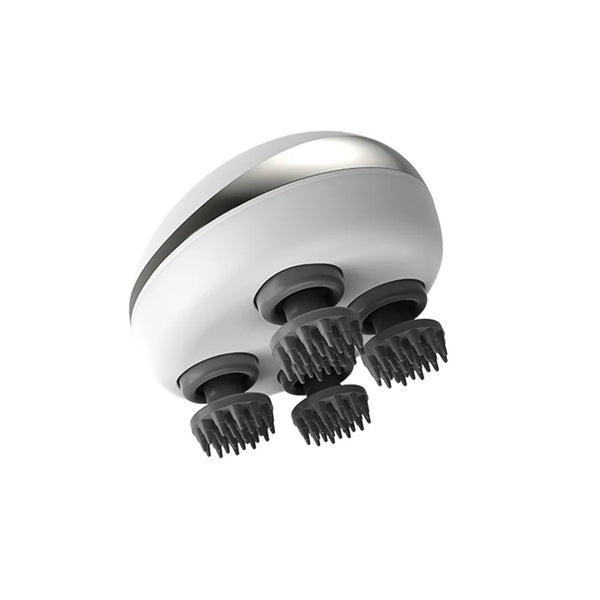 Electric Scalp Massager Comb, Multi-Functional Head Massager in White