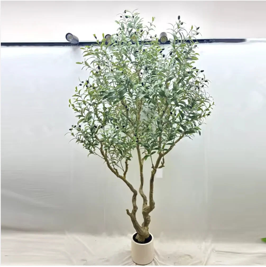Detachable Artificial Olive Tree Faux Potted Plant 60cm-180cm Indoor Outdoor Home Hotel