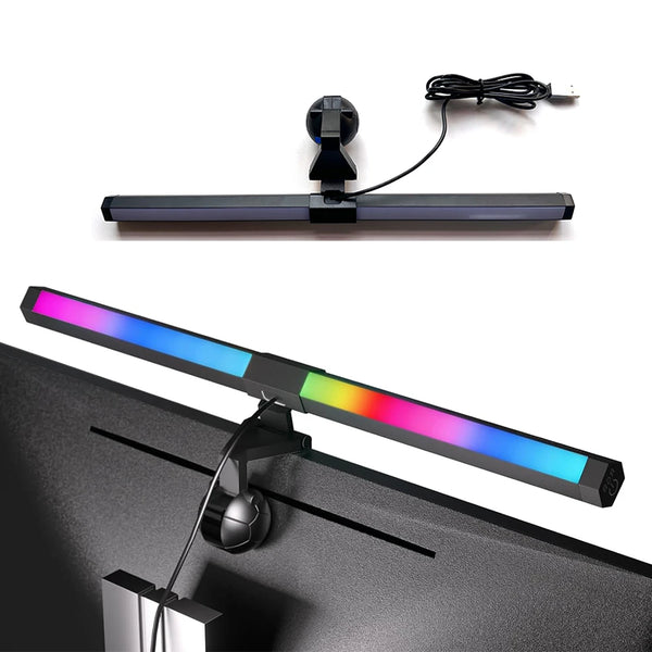 Dimmable Eye Protective No Screen Glare Monitor Lamp Smart LED Computer USB Powered LED