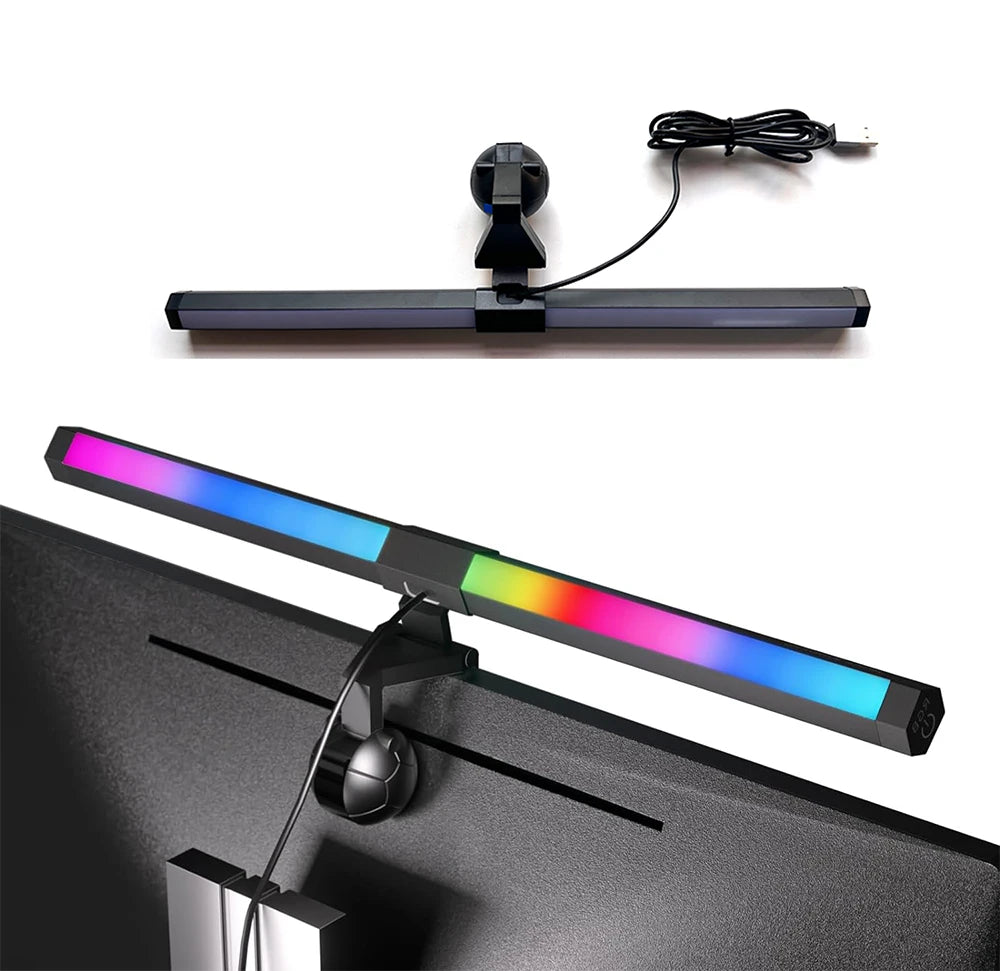 Dimmable Eye Protective No Screen Glare Monitor Lamp Smart LED Computer USB Powered LED