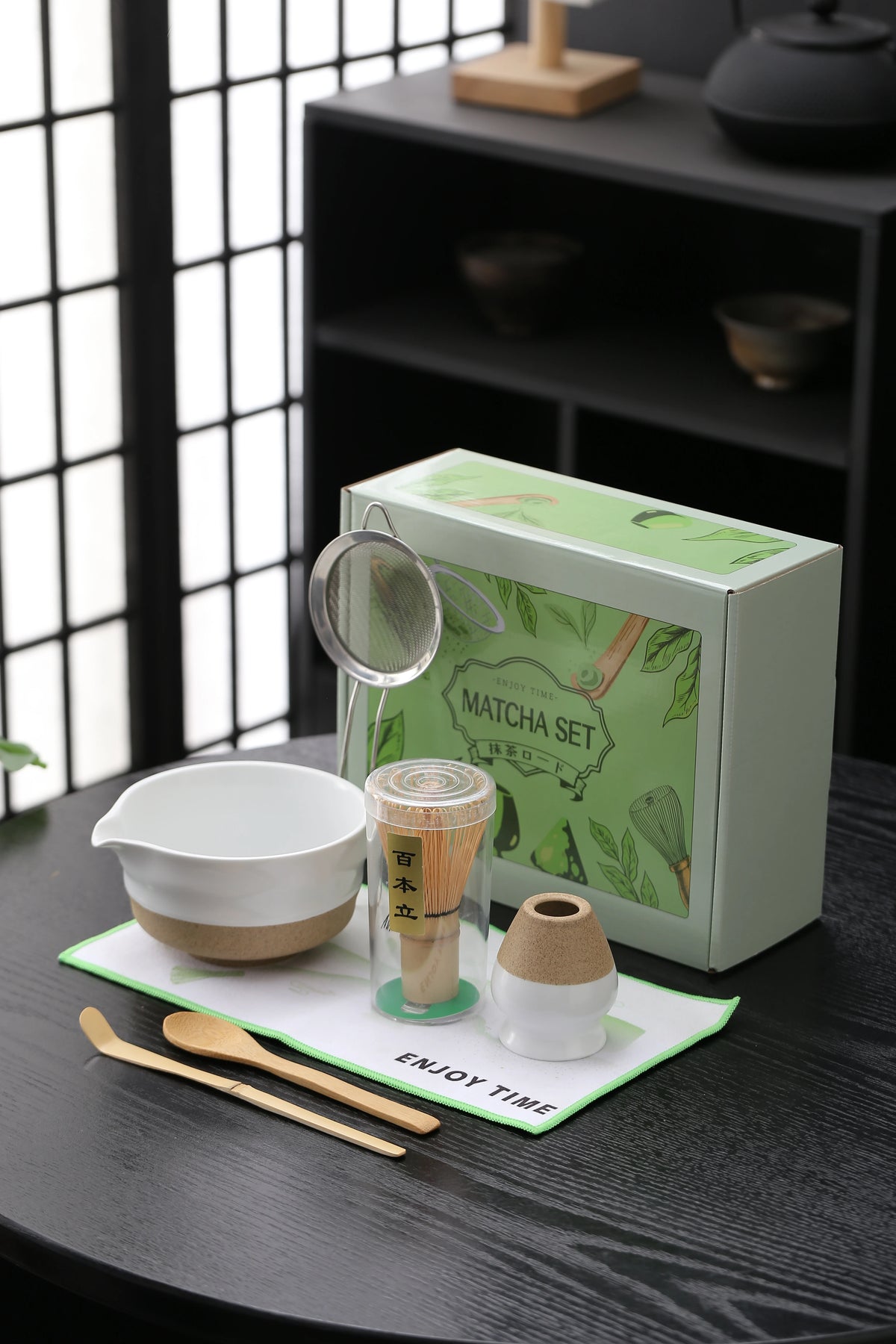 4 to 7 PCS Matcha Bowl Ceremony Accessory Japanese Tea Matcha Organic Bamboo Whisk Chasen