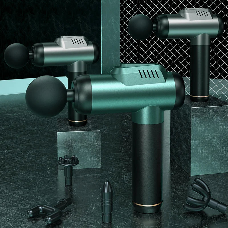 Professional Powerful Massage Gun LCD Touch Control 30 Adjustable Levels Body Neck Back
