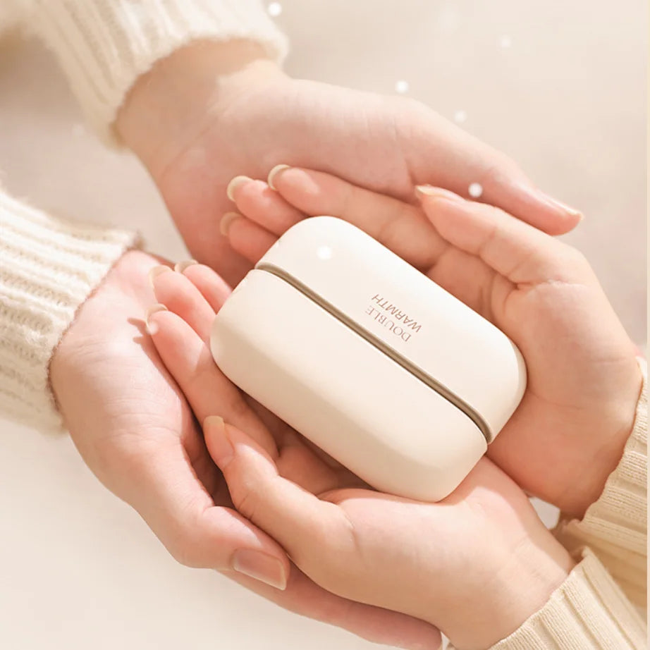 Magnetic Electric Hand Warmer 2 Pack 6000mAh Rechargeable USB Portable Mini Overheat