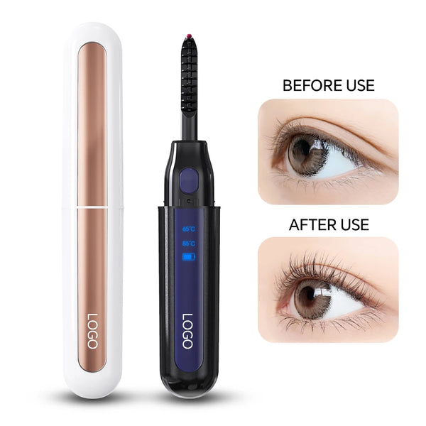 Rechargeable Heated Eyelash Curler Mini Pink Electric Heated Eyelash Curler