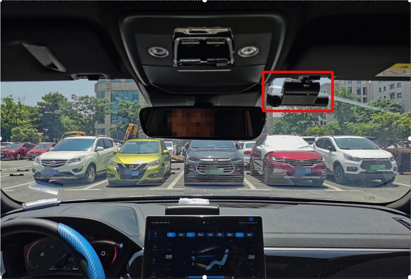 2CH 1080P Dashcam with Front and Rear Camera with 4G GPS WiFi G-Sensor Windshield Mobile