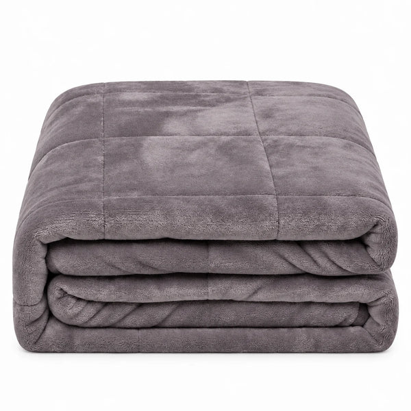 Superior Weighted Blanket Chunky Knit Velvet Weighted Blanket for Adults and Kids