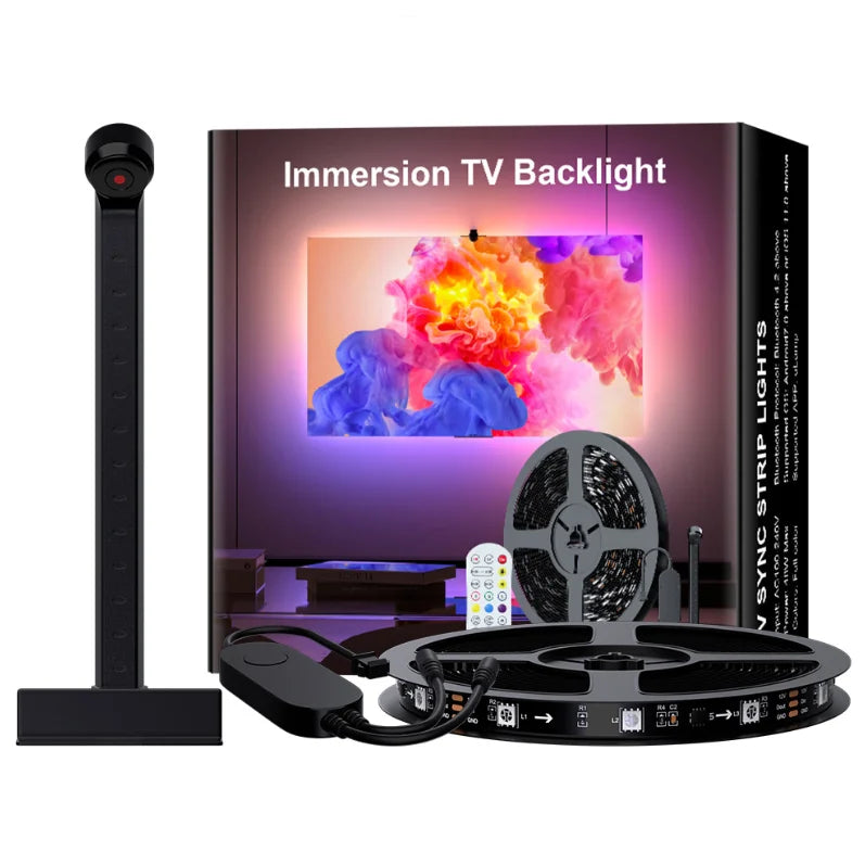 DC12V 5050 Wireless App Sensor TV Screen Color Capture Sync Smart Remote RGB Dream Color