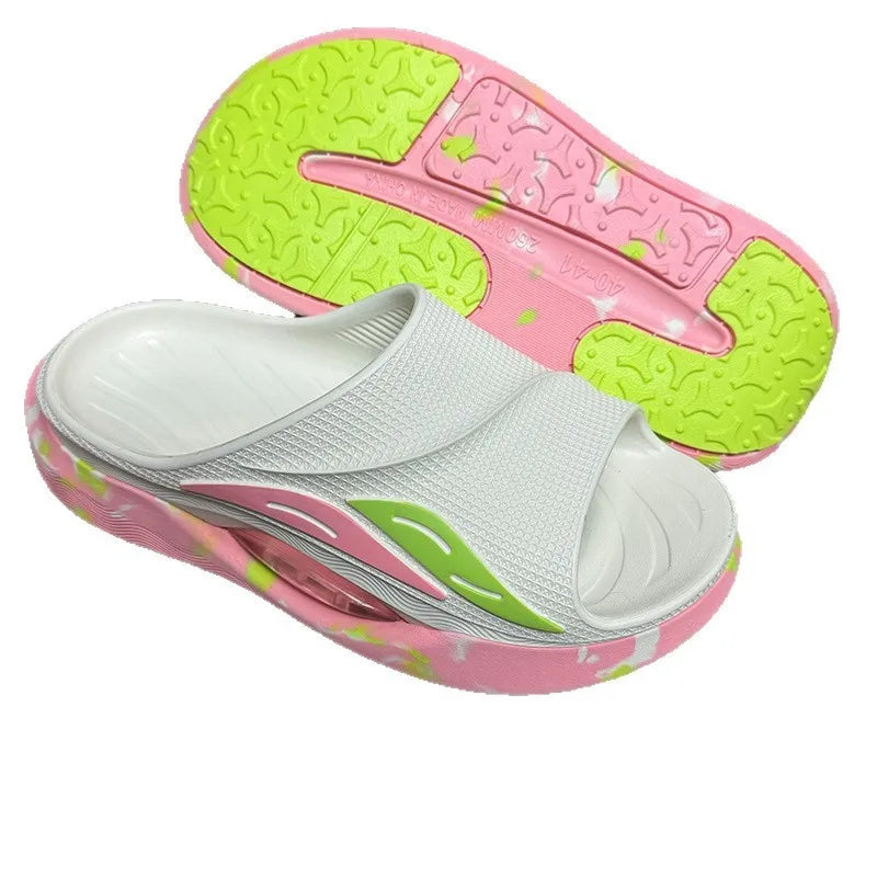 Men'S and Women'S EVA Platform Slide Slippers Solid Soft Lightweight Comfortable Open Toe