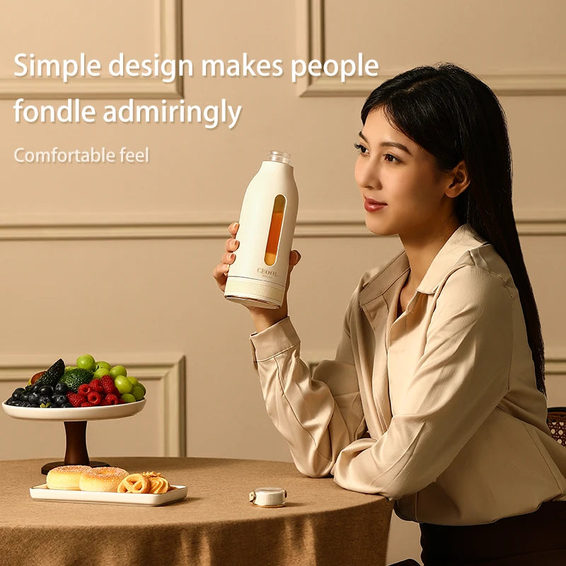 Waterproof Mini Juicer Powerful BPA-Free USB Rechargeable Juice Blender Household Mini