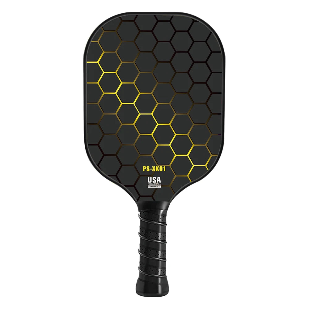 Durable Lightweight Honeycomb Core Carbon Fiber 16mm Portable Pickleball Paddle Sets