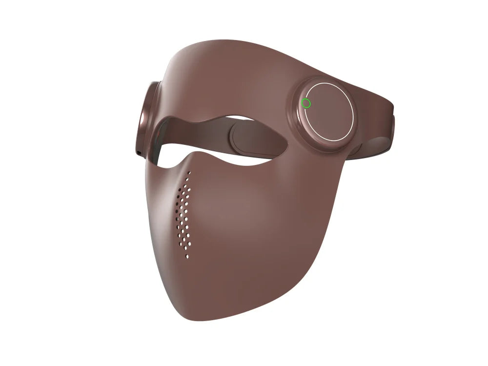 Wireless LED Face Mask with Red and Infrared Light Modes, 9 Colors