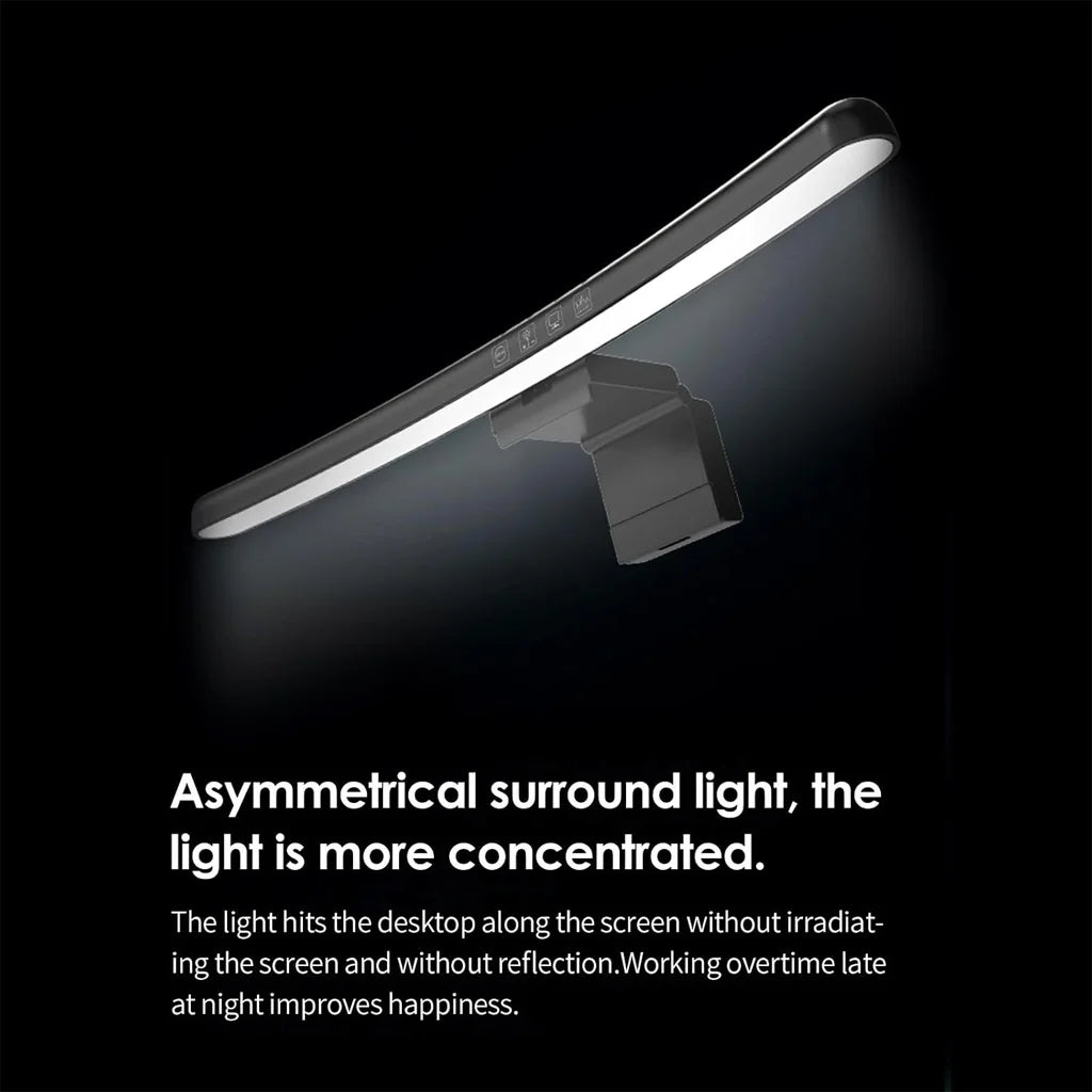 Dimmable Color Changing Curved Monitor Light Bar USB LED Lamp with Touch Control Timer