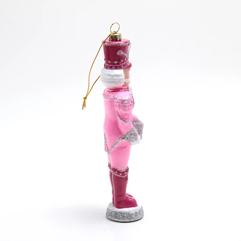 Hot Custom Glass Nutcracker Ornament Christmas Gift Hanging Ornaments Eco-Friendly