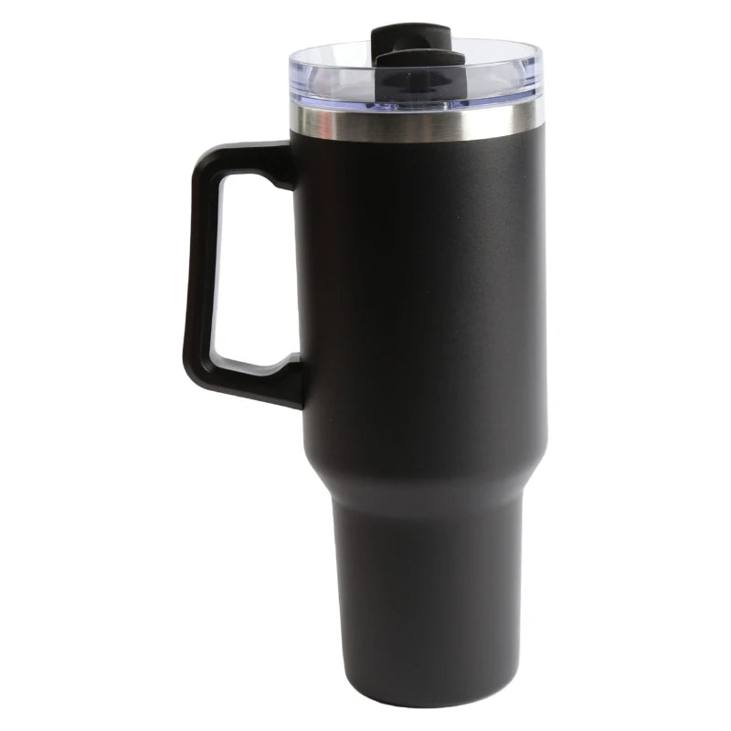 BPA Free Eco Friendly Double Walled Insulated Coffee Tea Drinking Morning Routine 40 Oz