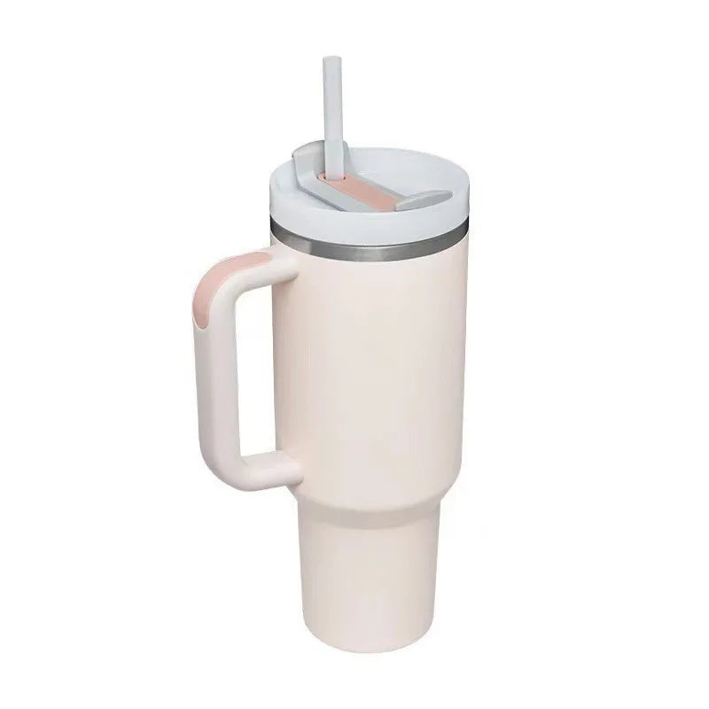 Custom Adventure H2.0 40 Oz Coffee Thermal Cup Stainless Steel Black Insulated Travel Mug