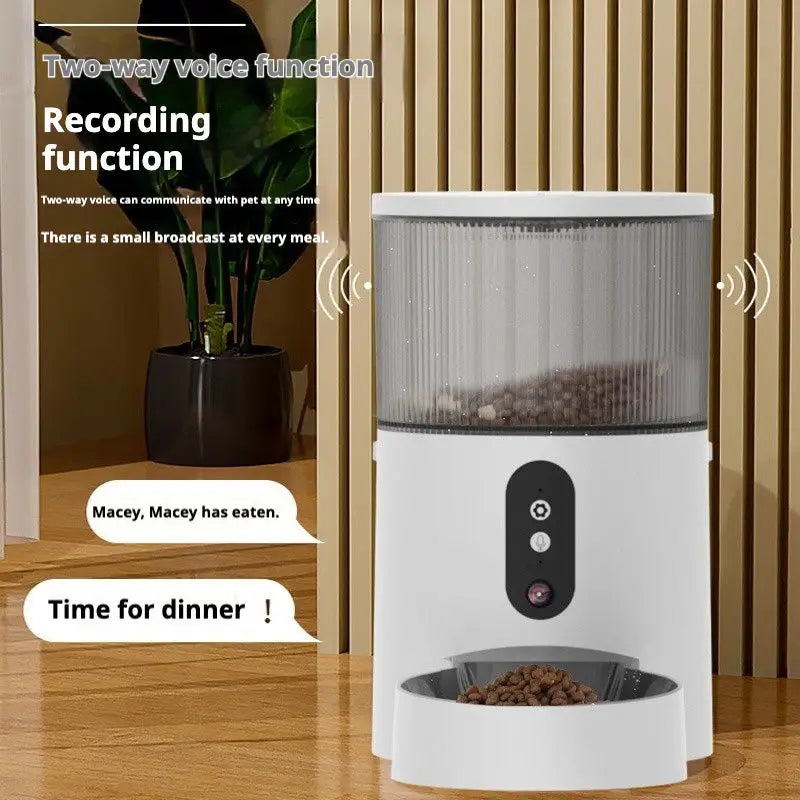 3L Smart Automatic Pet Feeder with HD Camera WiFi APP Control Voice Recorder Timed Food