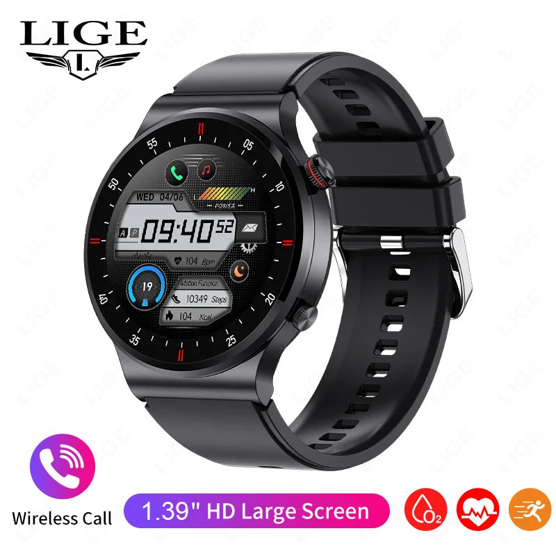 BW0382 NFC Smart Watch for Men Women Answer Make Call Fitness Tracker Running Watch Music