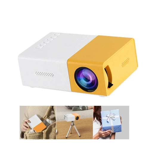 Custom YG300 Mini Portable Projector Wireless Mobile Home Theater Small Projector