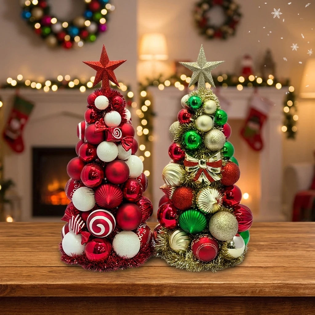 Customized Handmade Plastic Christmas Tree Topper Modern Minimalist Design Star-Topped