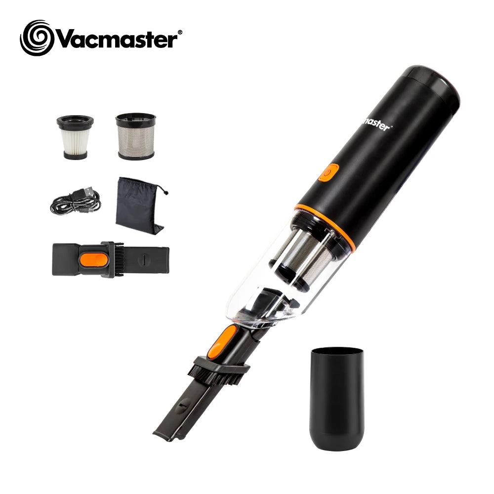 Mini Handheld Car Vacuum Cleaner 7.4V, Portable Electric Dry Vacuum, Black
