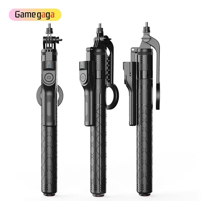 Gamegaga K53 Magnetic Selfie Stick Tripod 360° Rotatable Gimbal Anti-Slip Base Portable