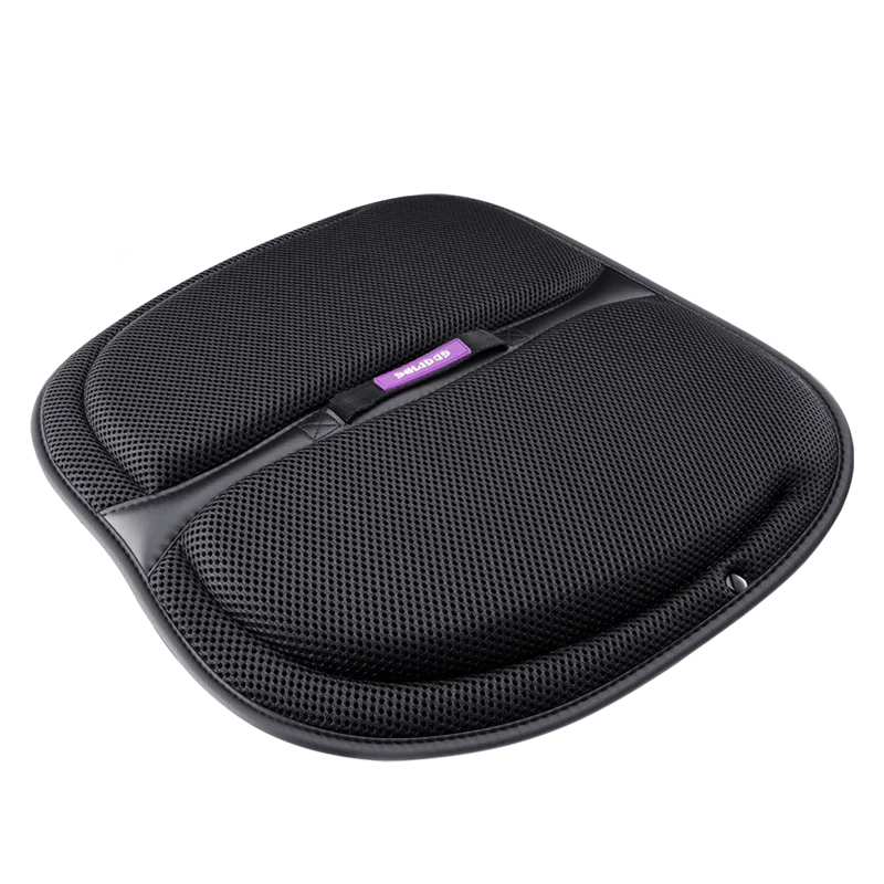 Foldable Cooling Memory Foam Seat Cushion with Business/Luxury Design for Car and Office