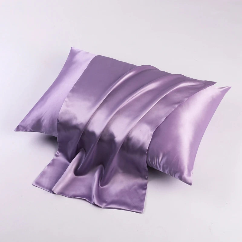 100% Real Silk Mulberry Pillow Case 6a 16/19/22 Satin Silk Pillowcase Organic Embroidered