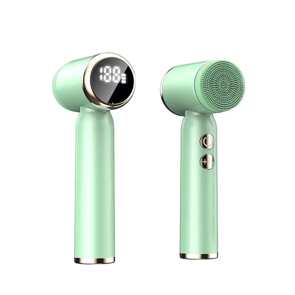 6 in 1Waterproof Soft Silicone Face Washing Brush Electric Cleansing Brush Skin Care