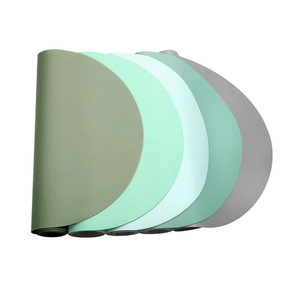 5mm Arched Matte PU Natural Rubber Yoga Mat Double Side Non Slip Durable Custom Print