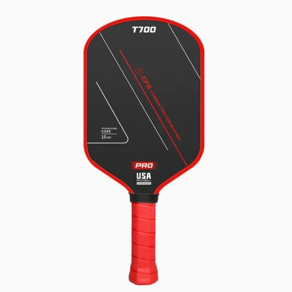 Ex161 T700 Carbon Fiber Pickleball Paddle USAPA Approved Pro Industrial Aesthetic
