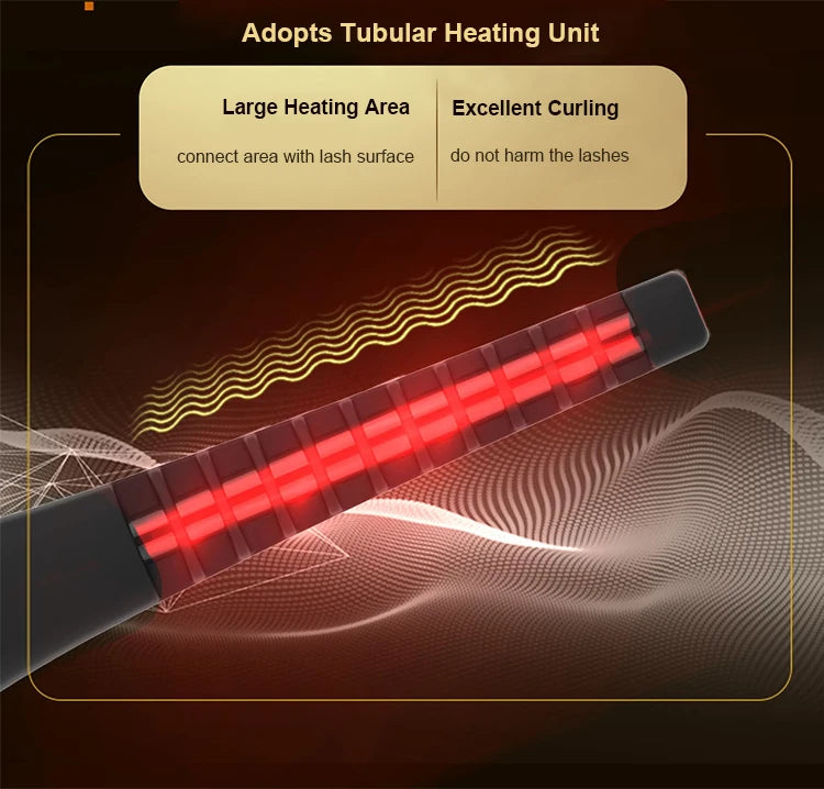 Makeup Tools Natural False Lashes Lifting USB Rechargeable Electric Heated Eyelash Curler