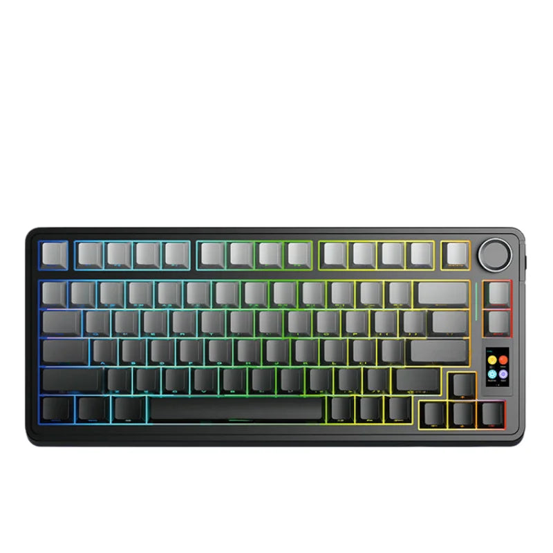 S75 PRO Wireless RGB Mechanical Keyboard with Screen&Knob, 75% Hot Swappable Gaming