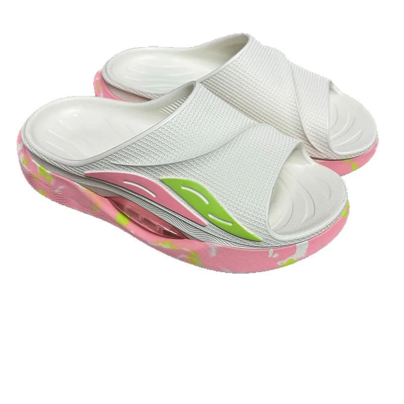 Men'S and Women'S EVA Platform Slide Slippers Solid Soft Lightweight Comfortable Open Toe