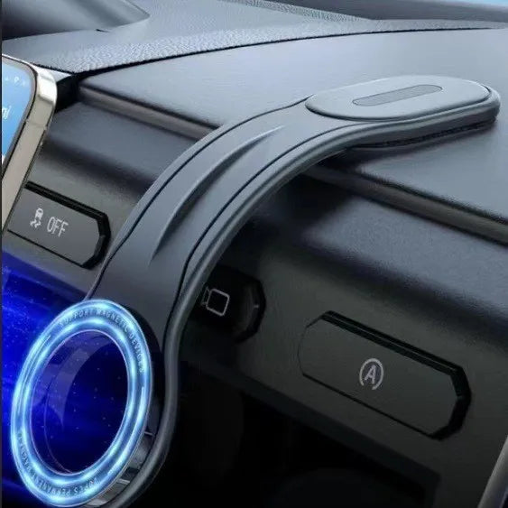 Magnetic Car Phone Holder Stable Strong Magnet Adjustable Phone Holder Bendable Mobile