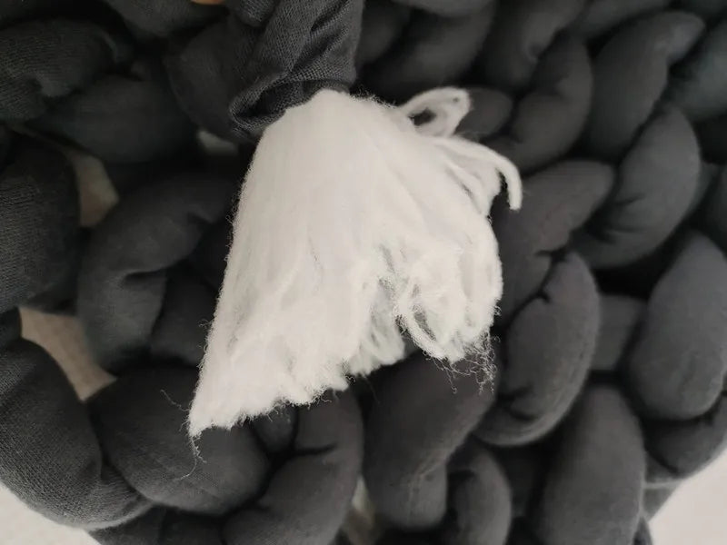 Hand Soft Fluffy Yarn Chunky Knit Weighted Blanket