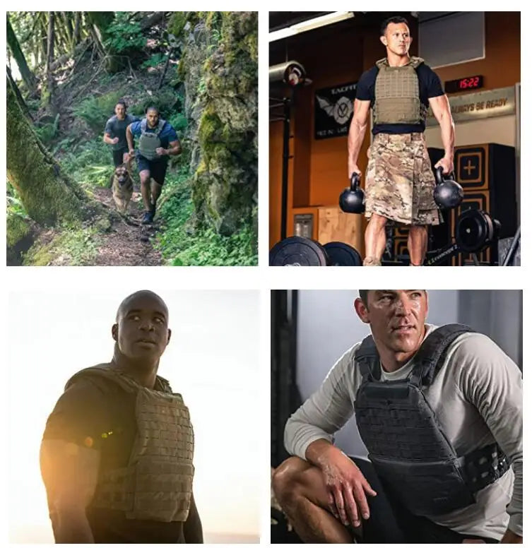 Customizable Men'S Fitness Training Vest Oxford Material Adjustable Weighted Vest